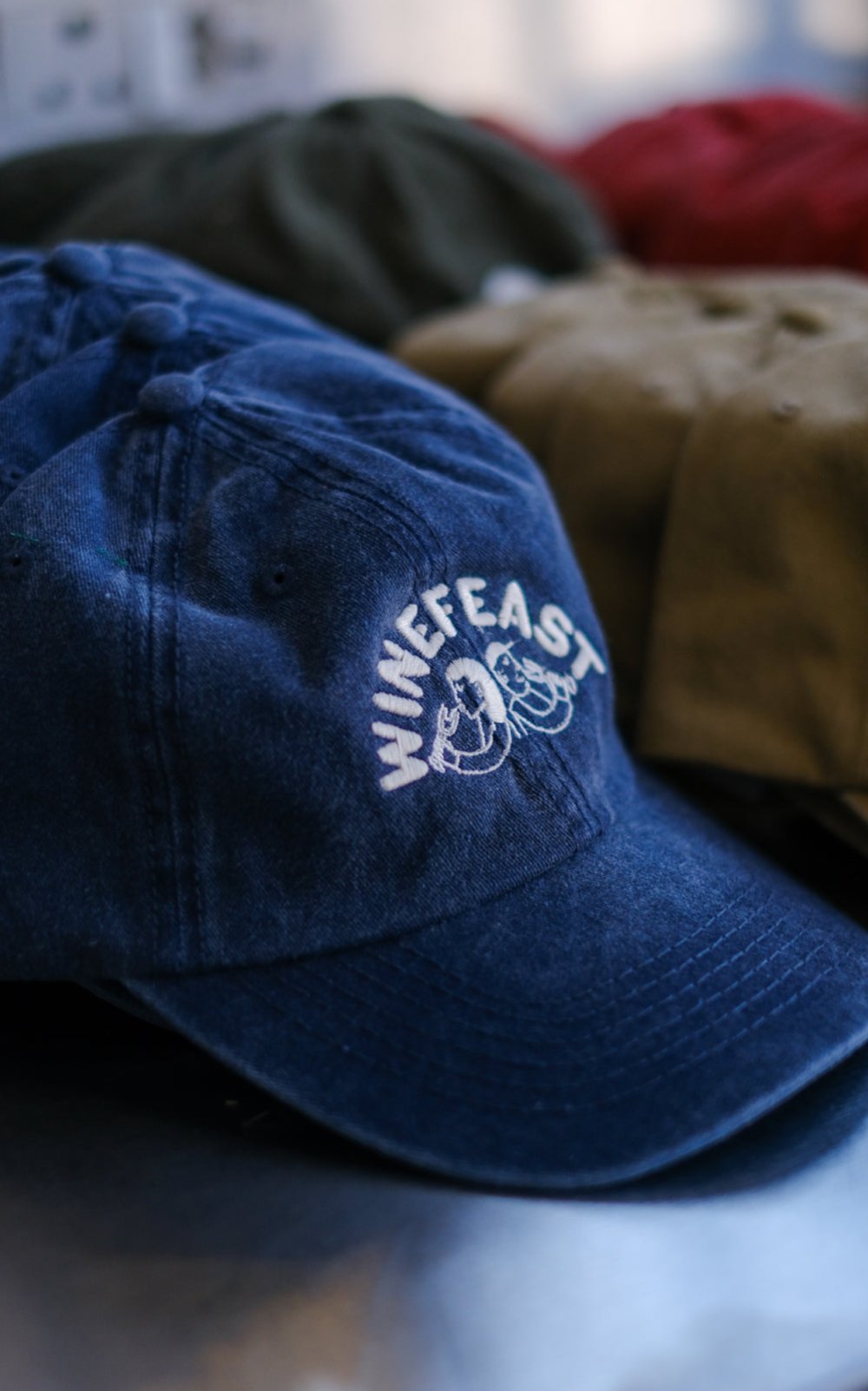 Official Winefeast Dad Cap in Navy